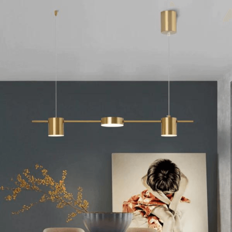 Lustre Moderno para Sala de Jantar Montreal - Iluminação Elegante e Sofisticada
