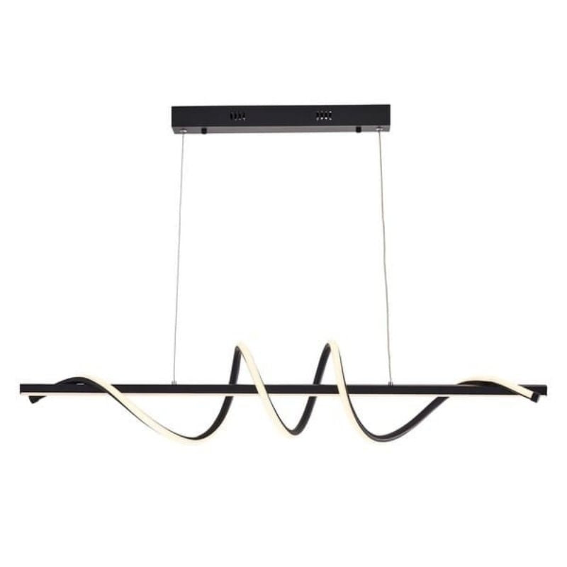 Lustre Pendente LED 45W 3 em 1 Moderno para Quarto e Sala Dourado