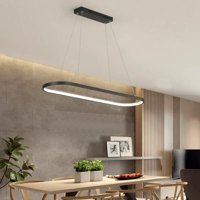 Lustre Pendente Moderno com Controle Remoto - Modelo Vallbona