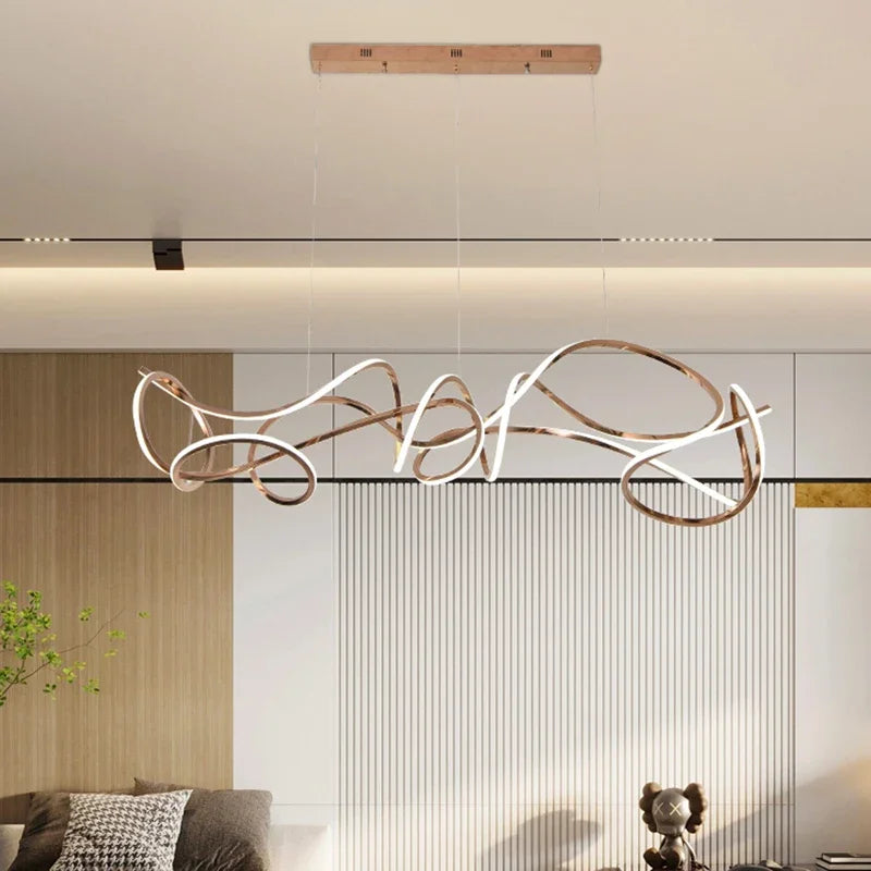 Lustre Pendente Moderno para Sala de Jantar - Iluminação Elegante e Sofisticada