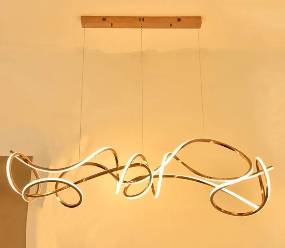 Lustre Pendente Moderno para Sala de Jantar - Iluminação Elegante e Sofisticada