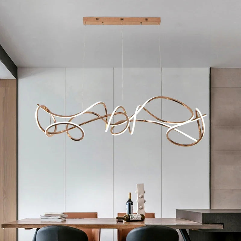 Lustre Pendente Moderno para Sala de Jantar - Iluminação Elegante e Sofisticada