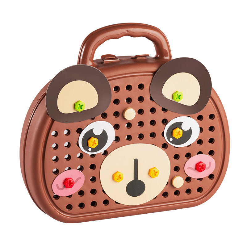 Maleta de Ferramentas Montessori para Crianças - Brinquedo Educativo