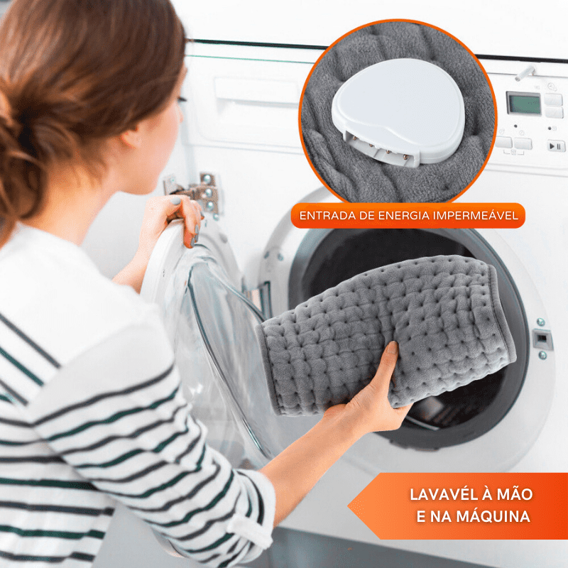 Manta Térmica Corporal Aquecedora Elétrica para Inverno