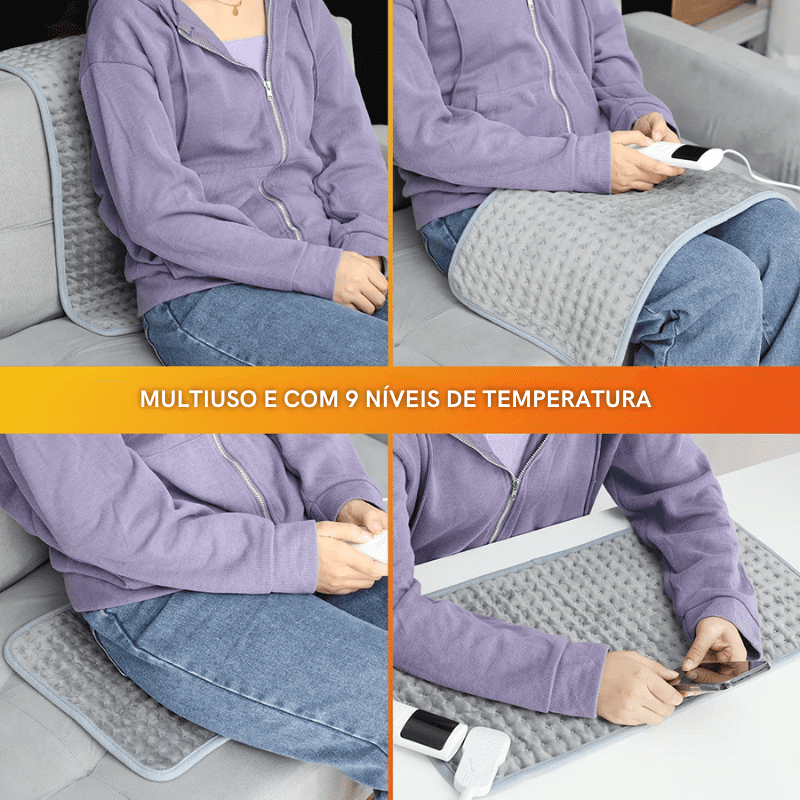 Manta Térmica Corporal Aquecedora Elétrica para Inverno