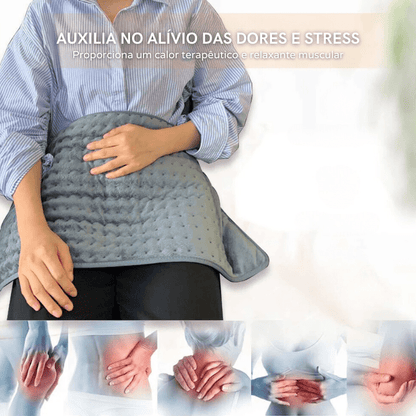 Manta Térmica Corporal Aquecedora Elétrica para Inverno