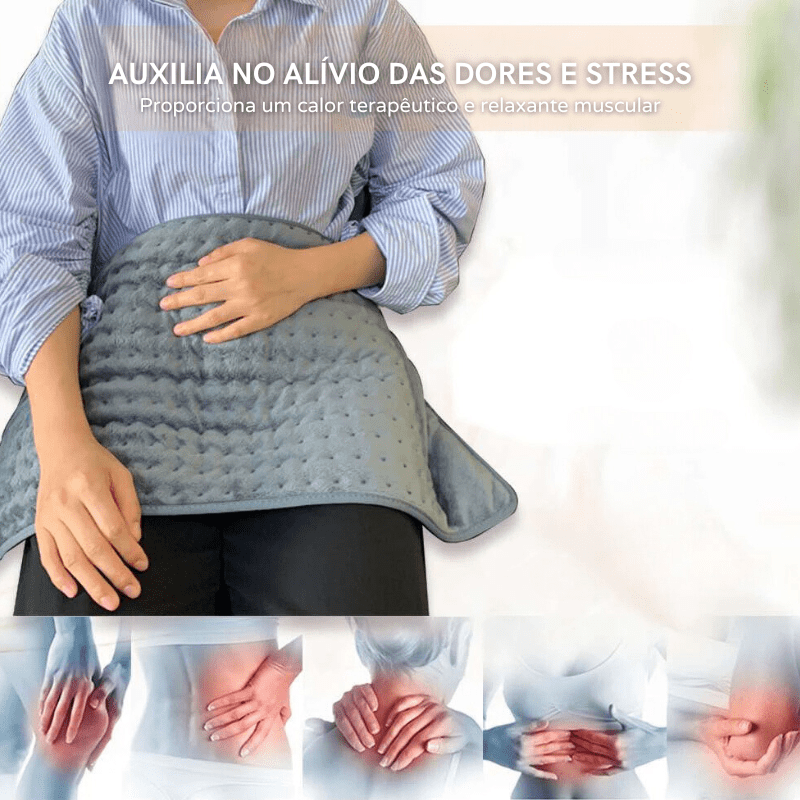 Manta Térmica Corporal Aquecedora Elétrica para Inverno
