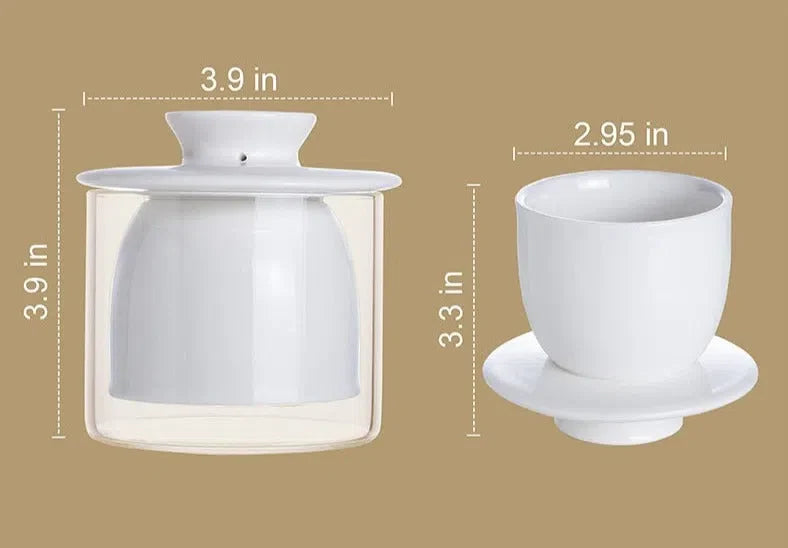 Manteigueira Francesa de Cerâmica Colorida - Design Elegante e Funcional