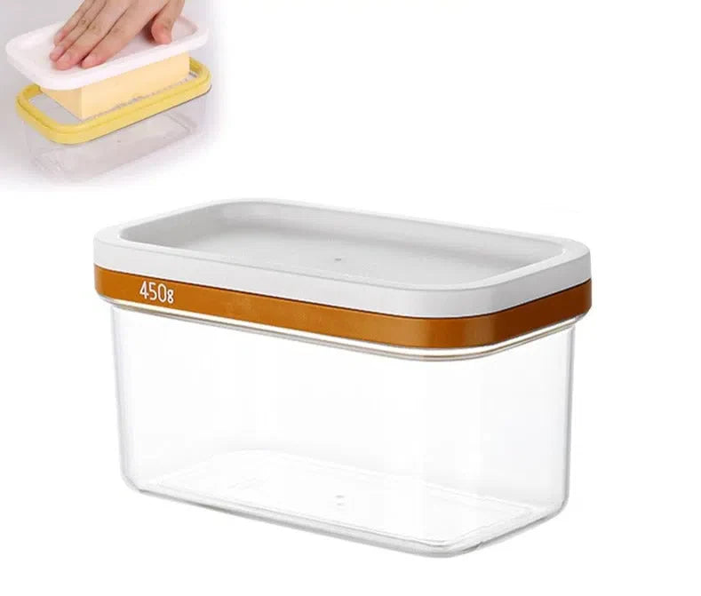 Manteigueira com Fatiador de Inox - Prática e Elegante