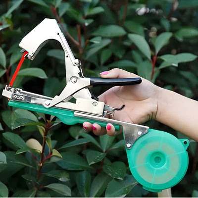 Máquina de Amarrar Plantas para Jardinagem - Ferramenta de Suporte para Cultivo