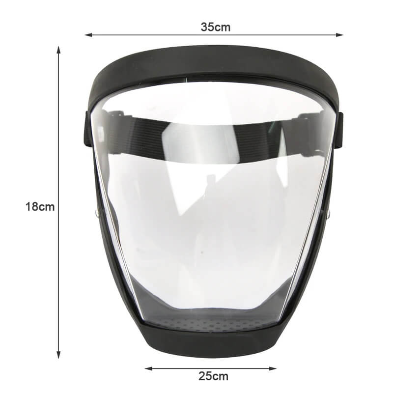 Máscara de Proteção Indestrutível Antiembaçante para Rosto - Face Shield