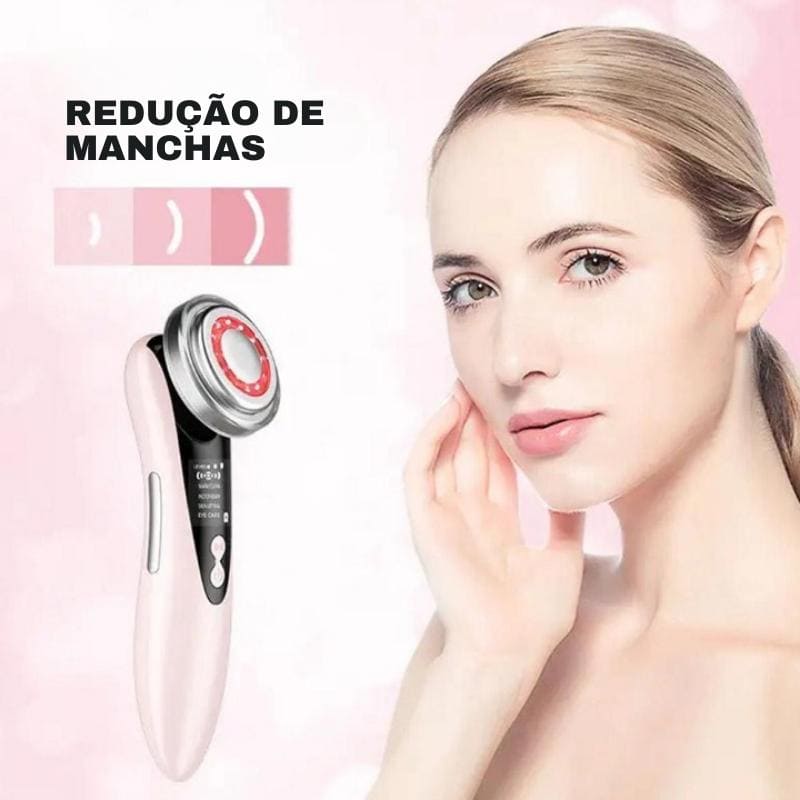 Massageador Elétrico Facial Multifuncional para Relaxamento e Cuidados com a Pele