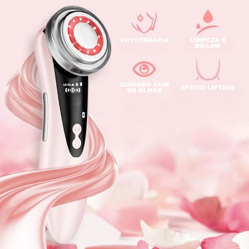 Massageador Elétrico Facial Multifuncional para Relaxamento e Cuidados com a Pele