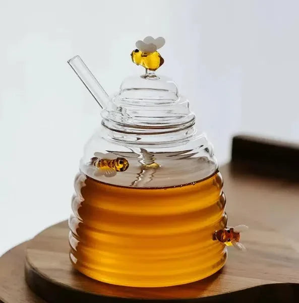 Meleira de Vidro Borossilicato com Design Colmeia
