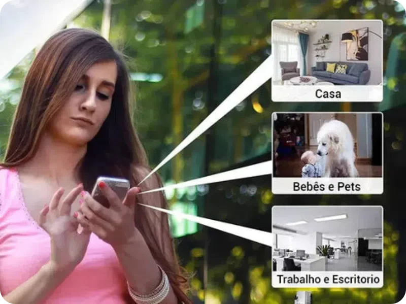 Micro Câmera Espiã WiFi 1080P HD com Visão Noturna - Câmera Secreta Compacta