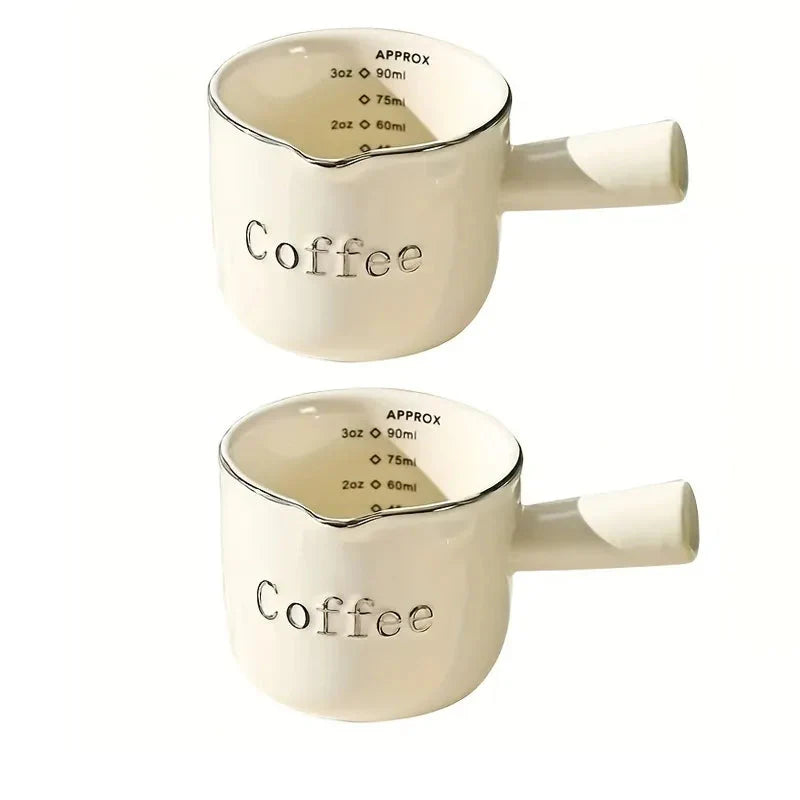Mini Cremeira de Cerâmica - Capacidade de 90ml para Molhos e Condimentos