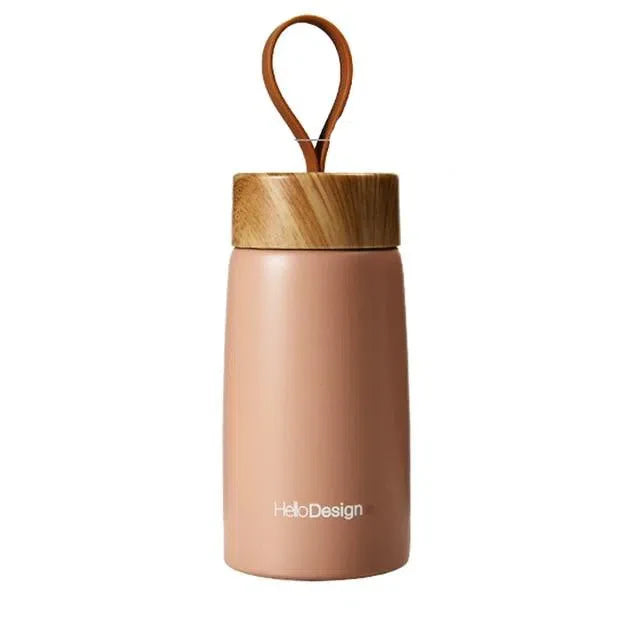 Mini Garrafa Térmica Hello Design 260ml - Ideal para Bebidas Quentes e Frias