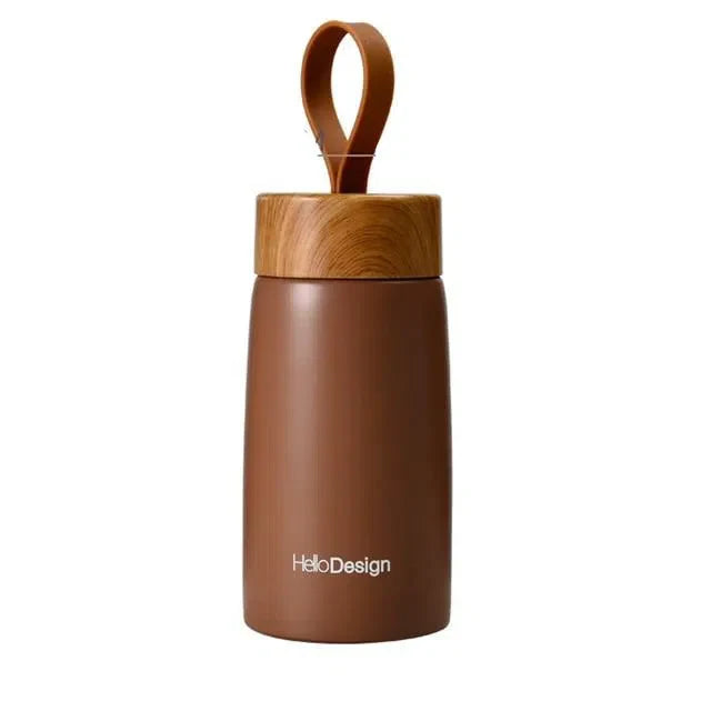 Mini Garrafa Térmica Hello Design 260ml - Ideal para Bebidas Quentes e Frias