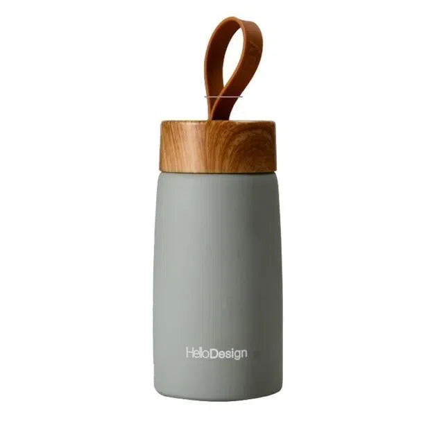 Mini Garrafa Térmica Hello Design 260ml - Ideal para Bebidas Quentes e Frias
