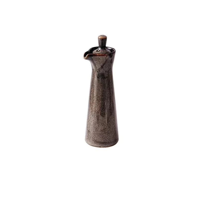 Mini Jarra de Azeite Cerâmica - Porta-Azeite Decorativa e Funcional