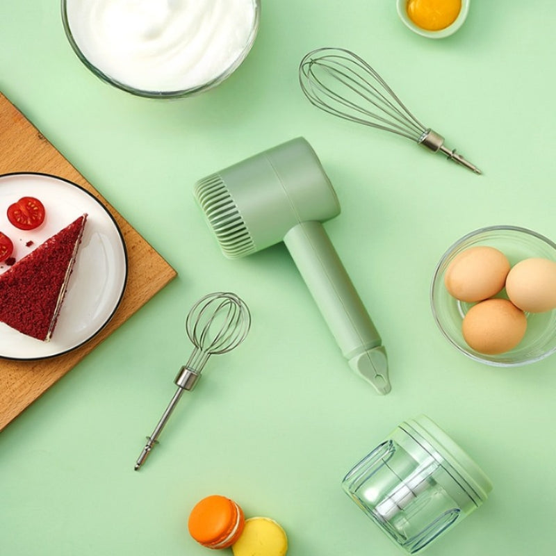 Mini Processador de Alimentos Batedeira Portátil Compacta