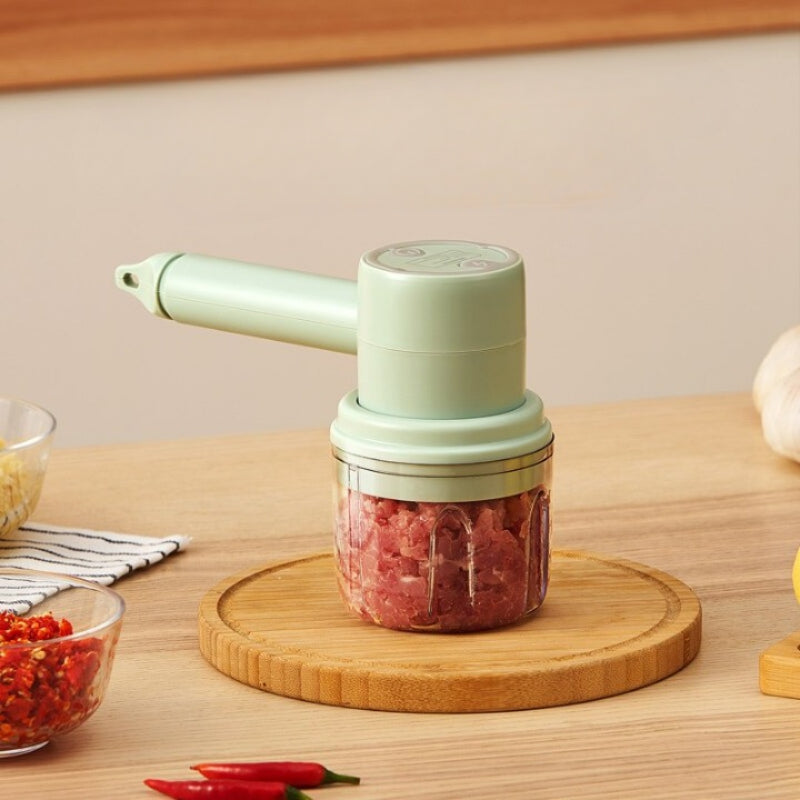 Mini Processador de Alimentos Batedeira Portátil Compacta