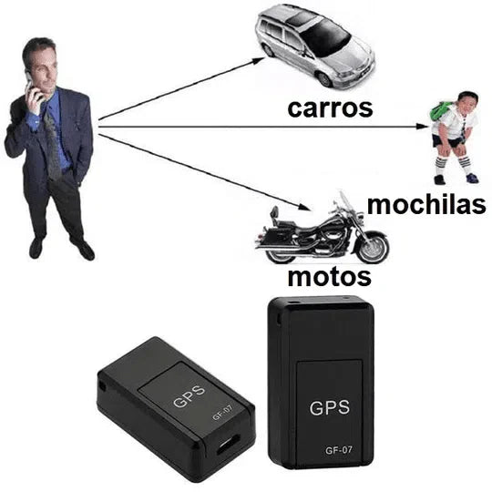 Mini Rastreador GPS com Localização em Tempo Real - Monitoramento de Veículos e Pessoas