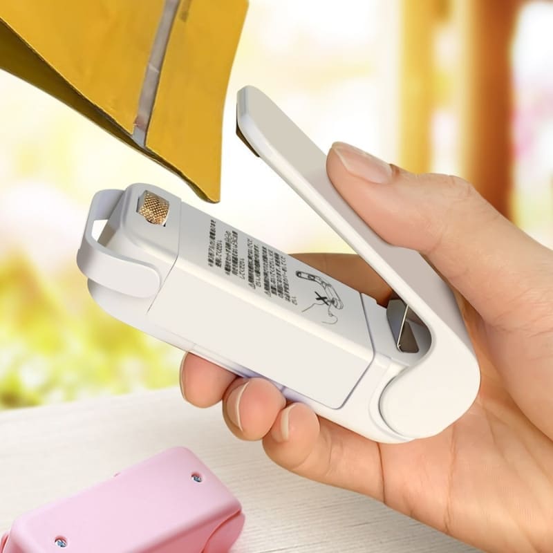 Mini Seladora de Embalagens Portátil para Uso Doméstico - Seladora a Vácuo Compacta