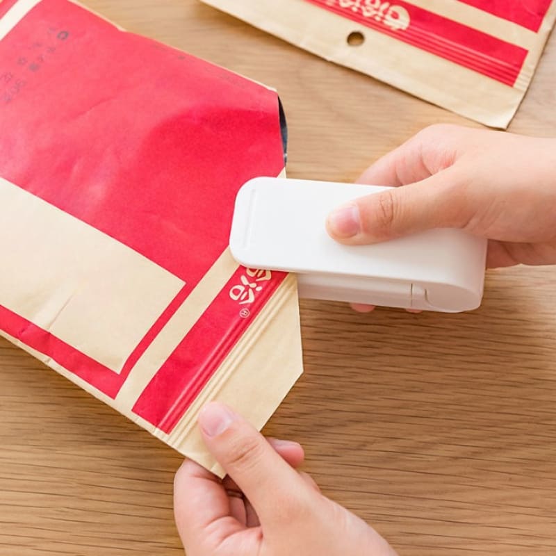 Mini Seladora de Embalagens Portátil para Uso Doméstico - Seladora a Vácuo Compacta