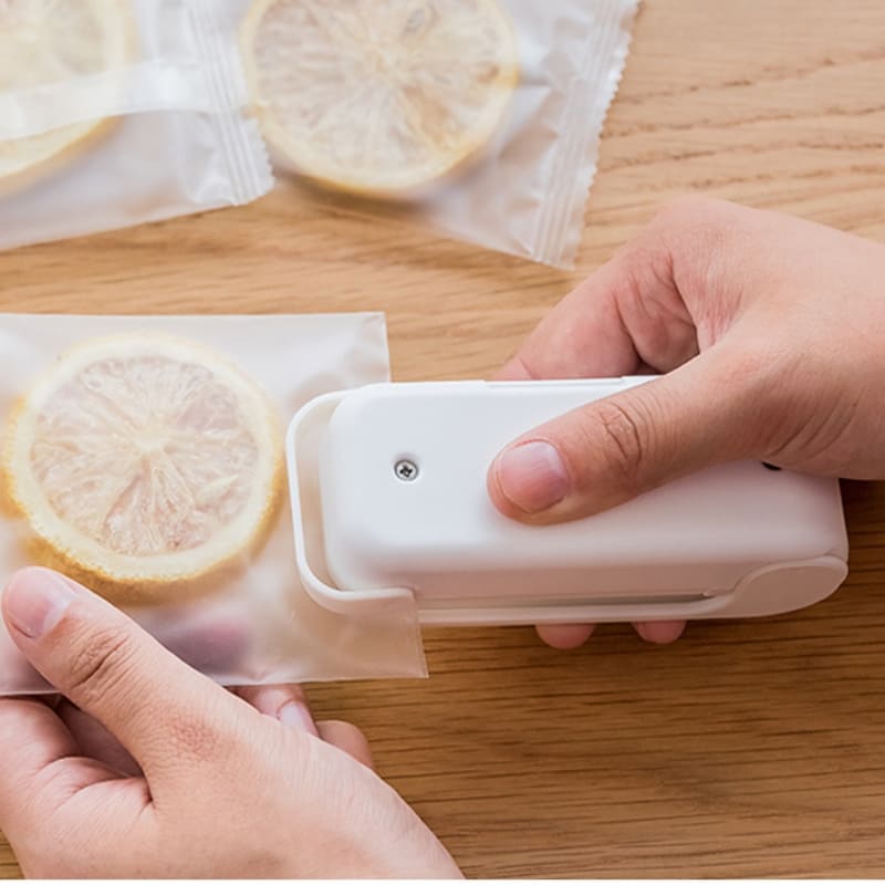 Mini Seladora de Embalagens Portátil para Uso Doméstico - Seladora a Vácuo Compacta