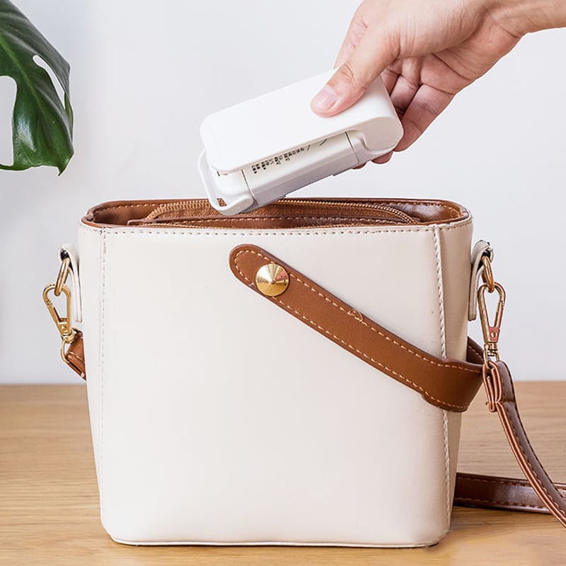 Mini Seladora de Embalagens Portátil para Uso Doméstico - Seladora a Vácuo Compacta