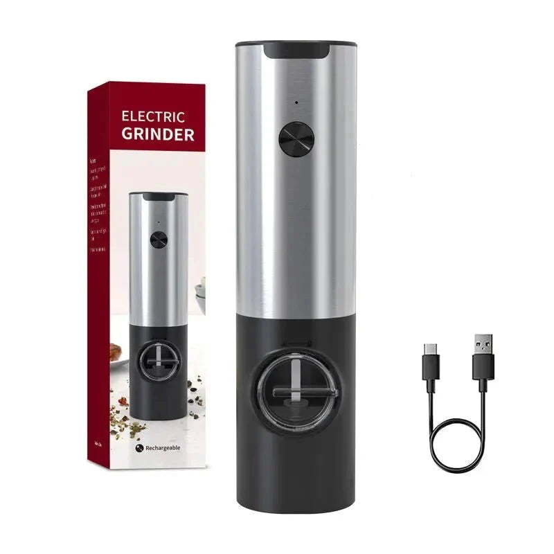 Moedor Elétrico Automático Recarregável para Café e Especiarias