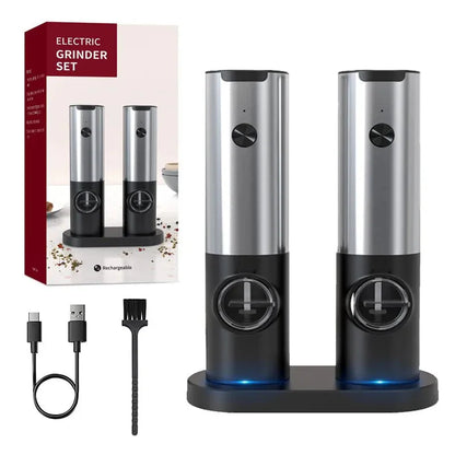 Moedor Elétrico Automático Recarregável para Café e Especiarias
