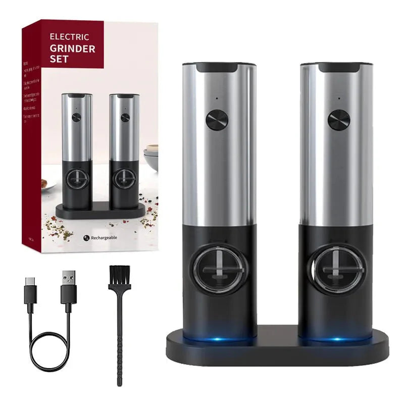 Moedor Elétrico Automático Recarregável para Café e Especiarias