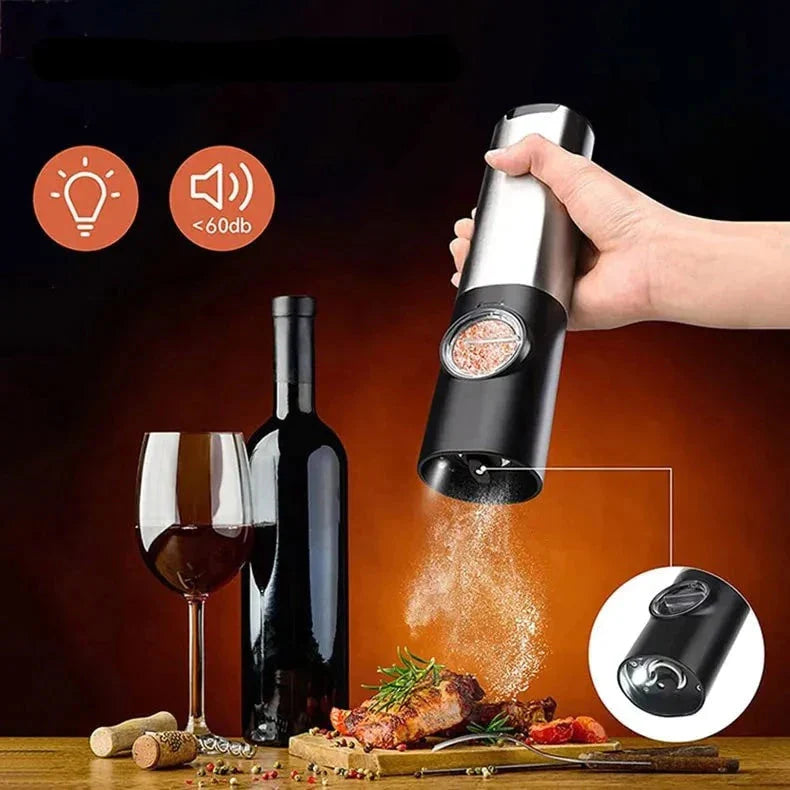 Moedor Elétrico Automático Recarregável para Café e Especiarias