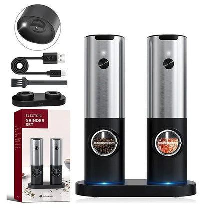 Moedor Elétrico Automático Recarregável para Café e Especiarias