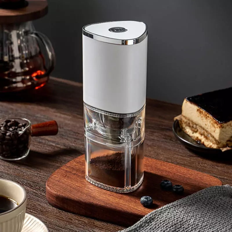 Moedor Elétrico Portátil de Café e Grãos - Ideal para Uso em Casa e Viagens