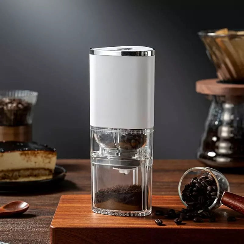 Moedor Elétrico Portátil de Café e Grãos - Ideal para Uso em Casa e Viagens