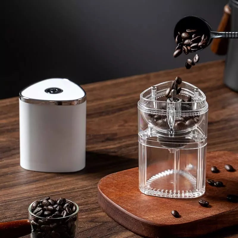 Moedor Elétrico Portátil de Café e Grãos - Ideal para Uso em Casa e Viagens