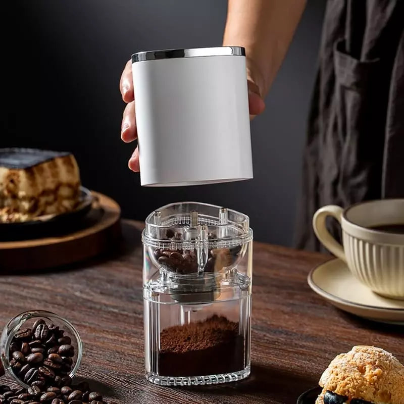 Moedor Elétrico Portátil de Café e Grãos - Ideal para Uso em Casa e Viagens