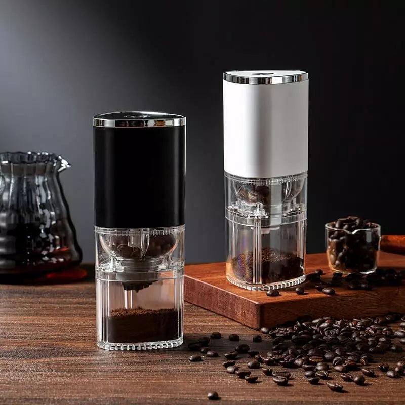 Moedor Elétrico Portátil de Café e Grãos - Ideal para Uso em Casa e Viagens