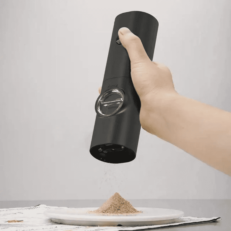 Moedor Elétrico de Pimenta e Sal do Himalaia - Utensílio de Cozinha para Temperos