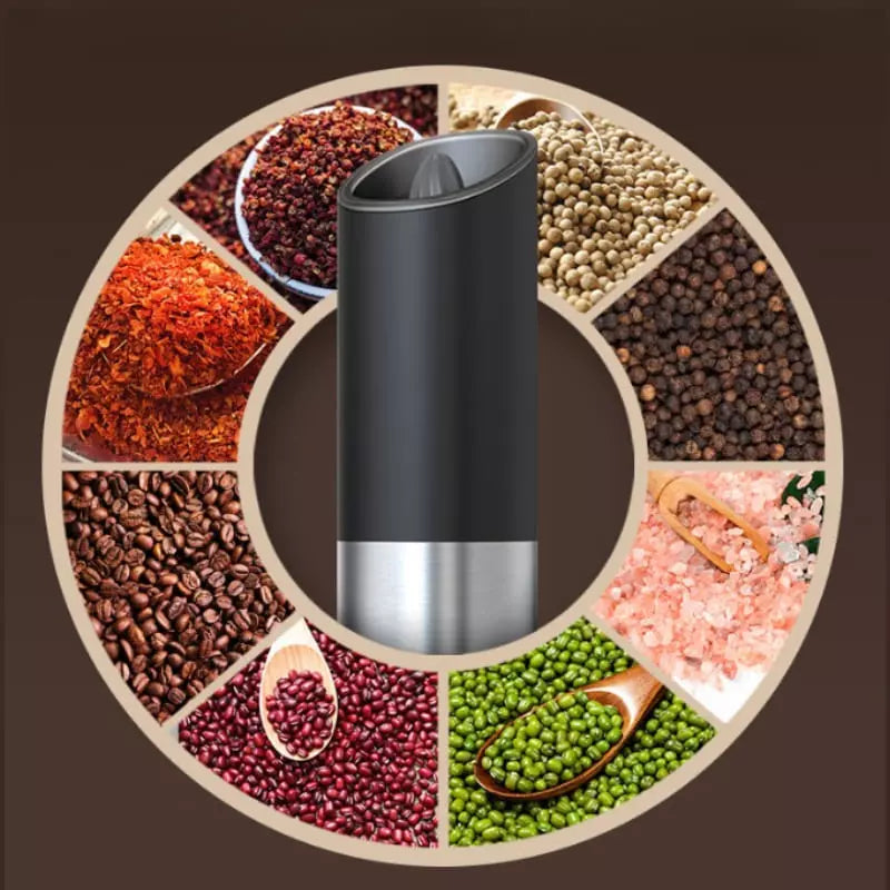 Moedor Elétrico de Pimenta e Temperos - Ideal para Cozinha