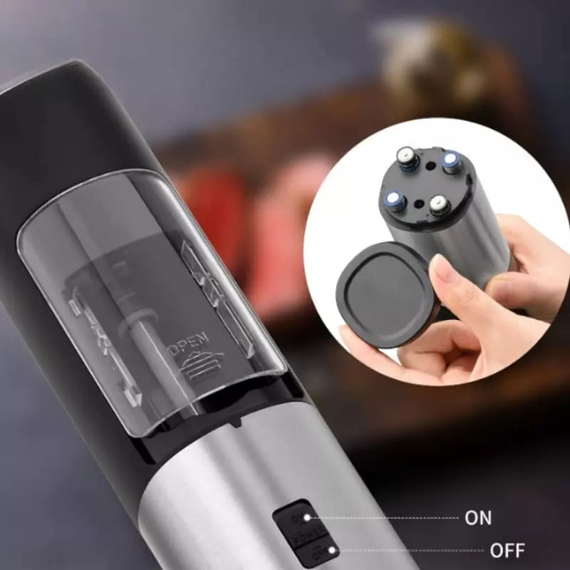 Moedor Elétrico de Pimenta e Temperos - Ideal para Cozinha