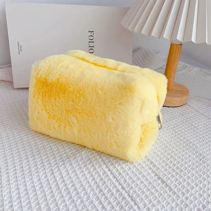 Necessaire Feminina Pequena para Maquiagem em Algodão - Bolsa de Acessórios