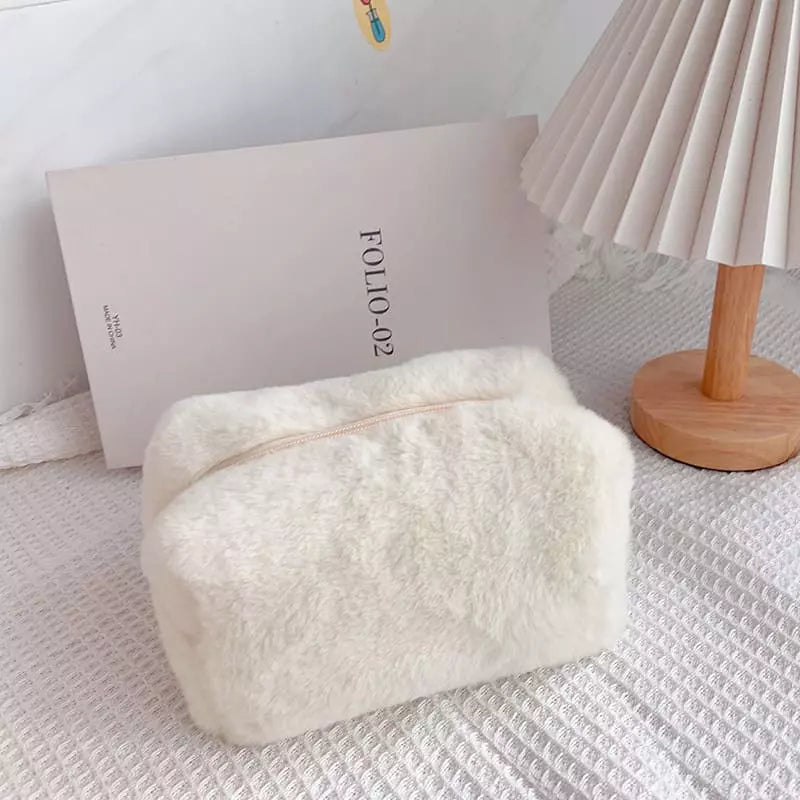 Necessaire Feminina Pequena para Maquiagem em Algodão - Bolsa de Acessórios