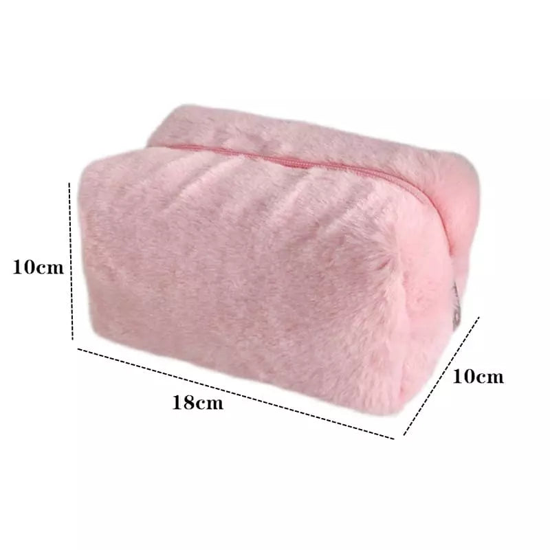 Necessaire Feminina Pequena para Maquiagem em Algodão - Bolsa de Acessórios