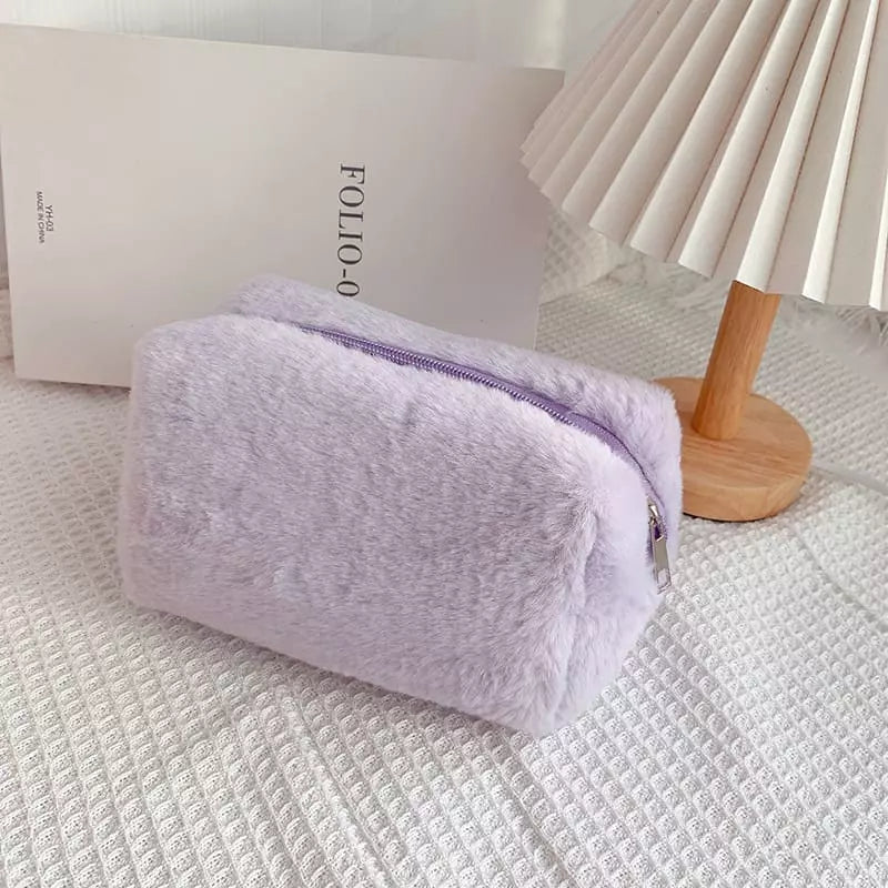Necessaire Feminina Pequena para Maquiagem em Algodão - Bolsa de Acessórios