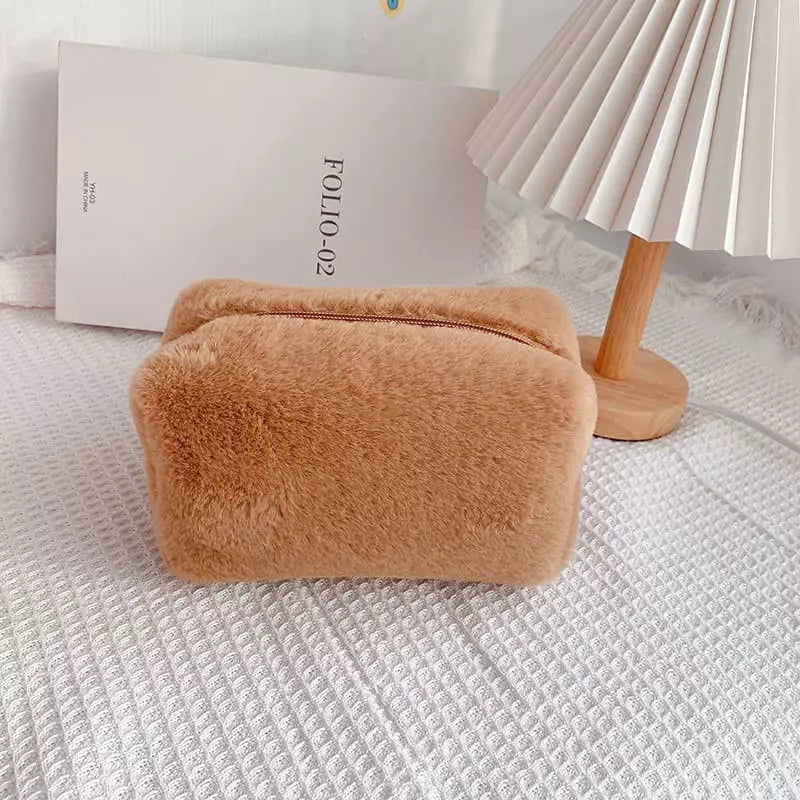 Necessaire Feminina Pequena para Maquiagem em Algodão - Bolsa de Acessórios