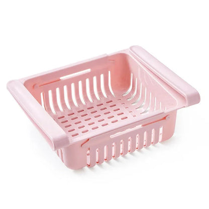 Organizador de Geladeira - Cesta Multifuncional para Armazenamento
